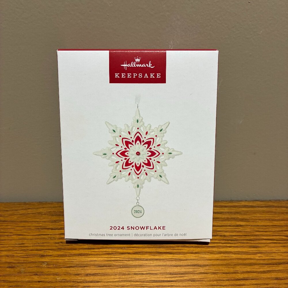 Hallmark 2024 Snowflake Christmas Ornament